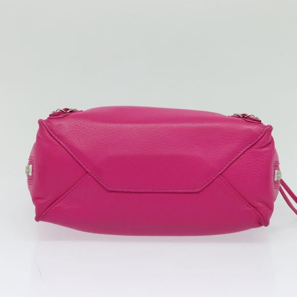 BALENCIAGA Mini Paper Hand Bag Leather Pink 357333 Auth 123322 - Picture 5 of 16